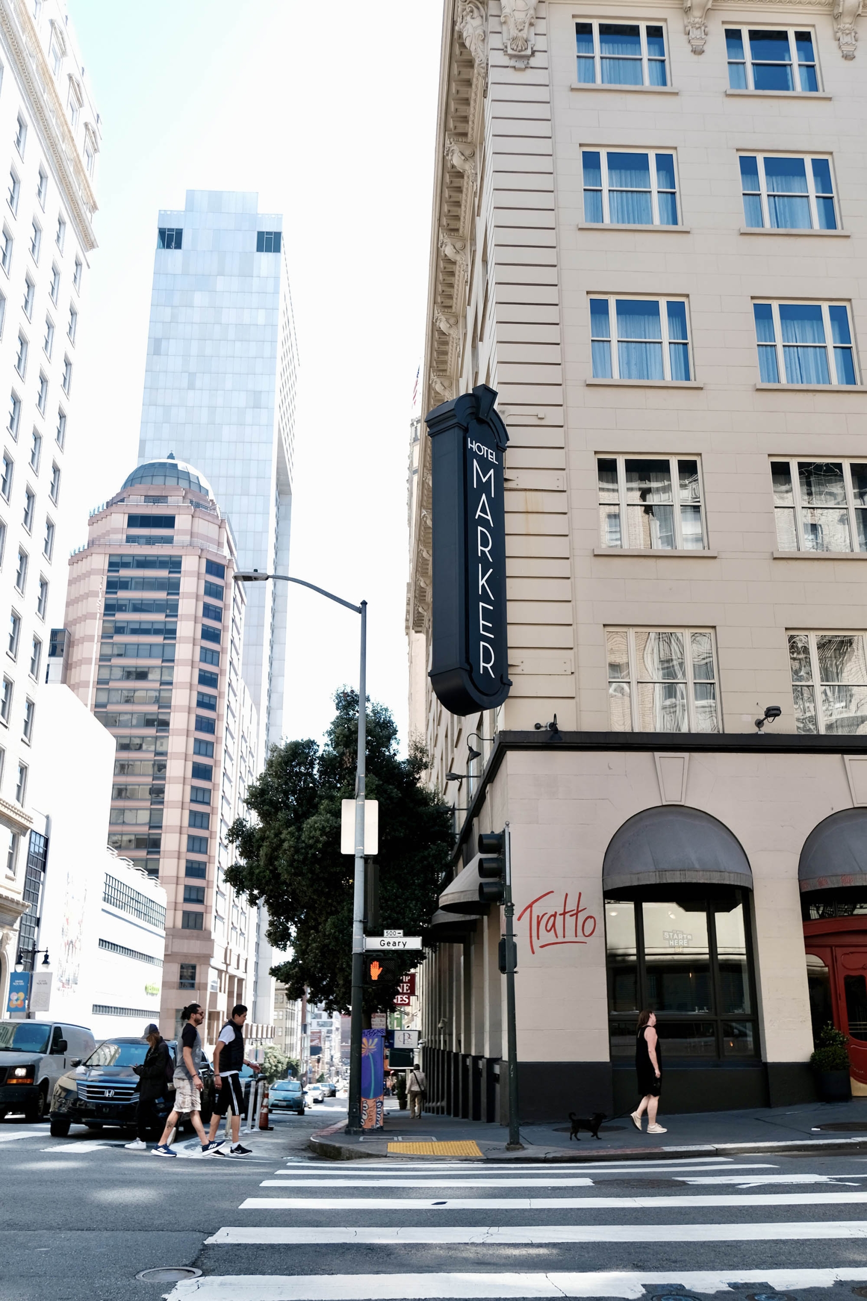 Side profile view of The Marker Hotel