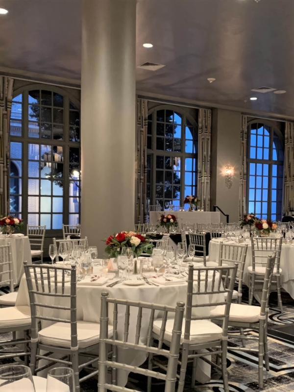 Bellevue Ballroom set up for an event at The Marker