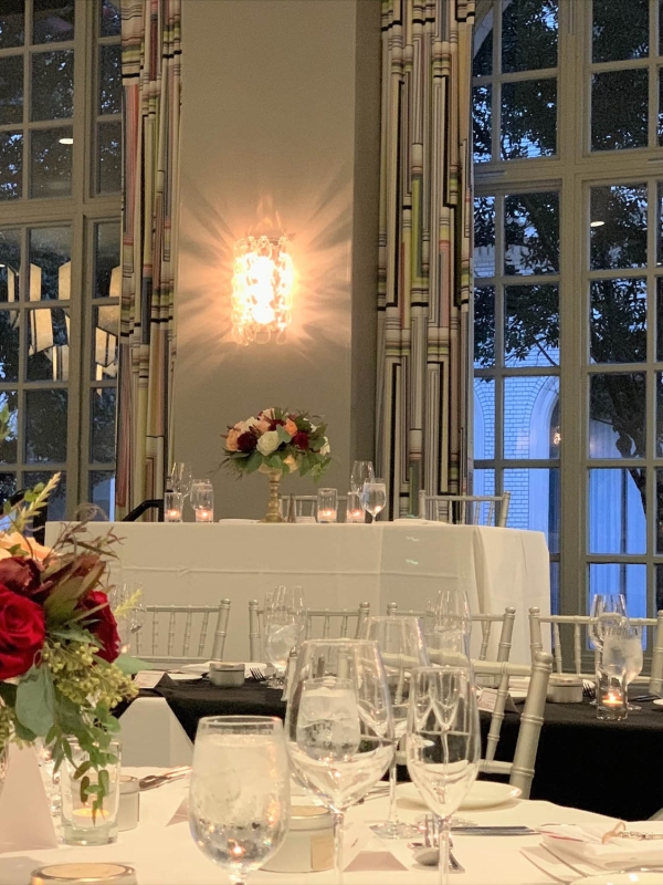 Wedding and reception events at The Marker