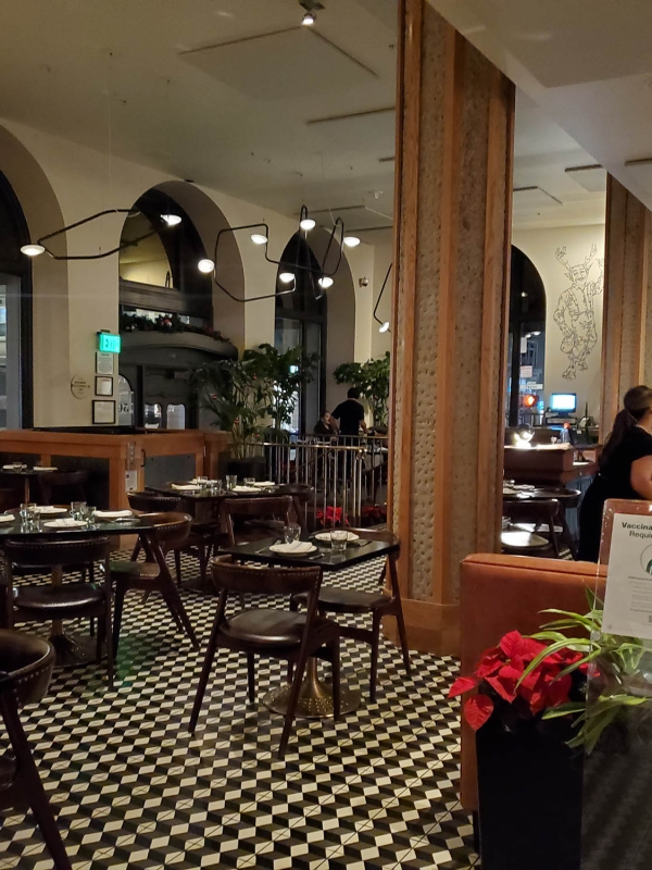 The dining room at Tratto