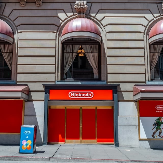 nintendo storefront in union square san francisco