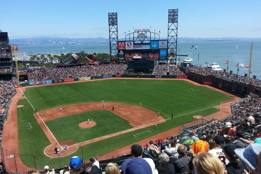 oracle park baseball field in san francisco