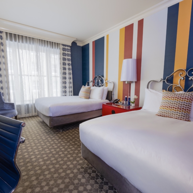 Double Queen Room at The Marker Unin Square San Francisco